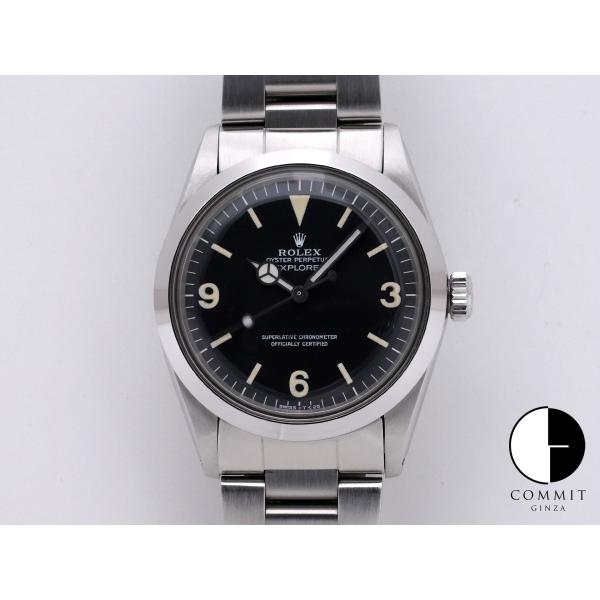 ロレックス エクスプローラーI Ref.1016 SS ブラック文字盤