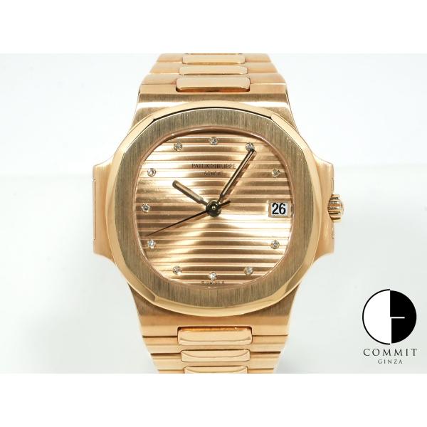 パテックフィリップ ノーチラス Ref.3800/1J-016 18KYG シャンパン11Pダイヤ文...