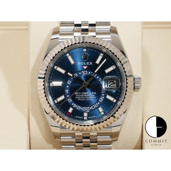 ロレックス スカイドゥエラー Ref.336934 SS/WG ブルー文字盤 ジュビリーブレスレット