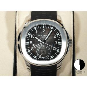 パテックフィリップ アクアノート トラベルタイム Ref.5164A-001 SS ブラック文字盤｜commitginza