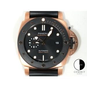 パネライ サブマーシブル ゴールドテック オロカーボ Ref.PAM01070 Carbotech×Goldtech ブラック文字盤｜commitginza