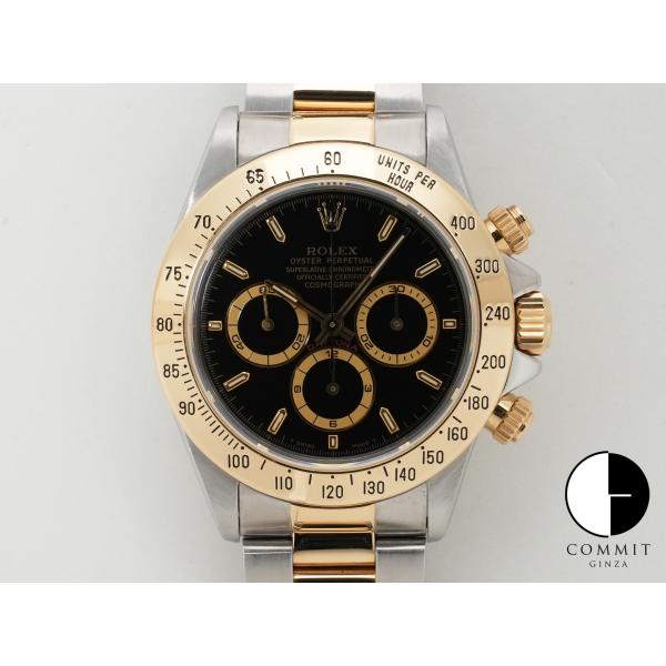 ロレックス デイトナ エルプリメロ Ref.16523 ステンレススチール/イエローゴールド ブラッ...