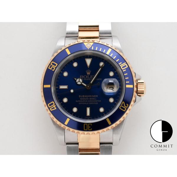 ロレックス サブマリーナー デイト Ref.16613 SS/YG ブルー文字盤