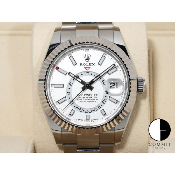 ロレックス スカイドゥエラー Ref.336934 ステンレススチール/ホワイトゴールド ホワイト文...