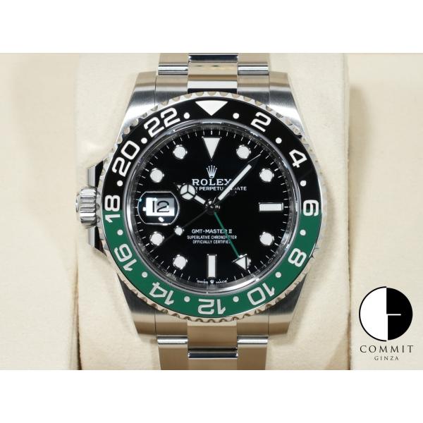 ロレックス GMTマスターII Ref.126720VTNR ステンレススチール ブラック文字盤 オ...