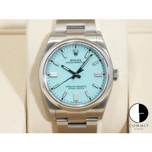 ロレックス オイスターパーペチュアル36 Ref.126000 SS ターコイズ文字盤｜commitginza