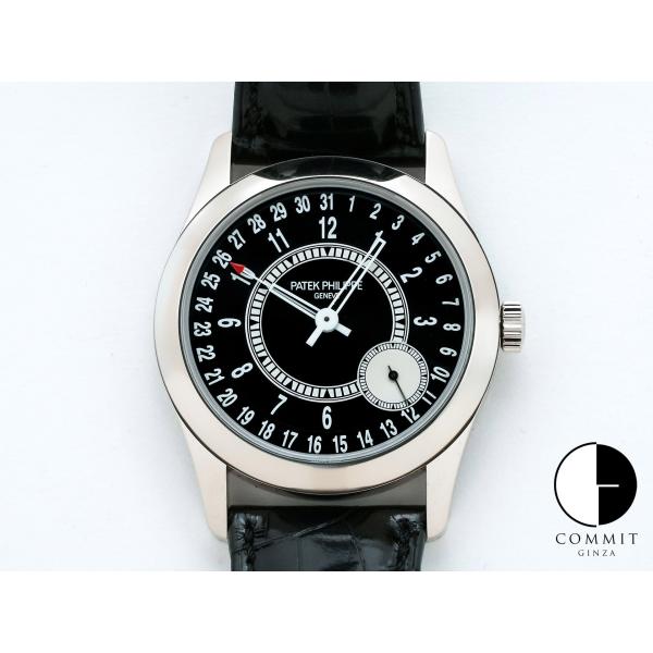 パテックフィリップ カラトラバ Ref.6006G-001 18KWG ブラック文字盤