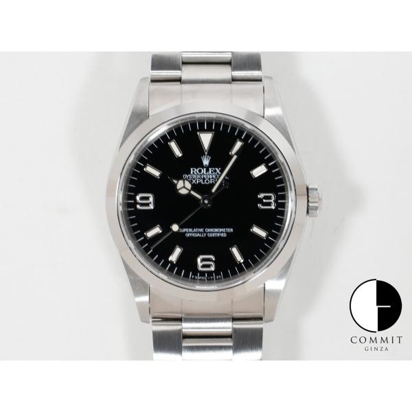 ロレックス エクスプローラーI Ref.14270 SS ブラック文字盤