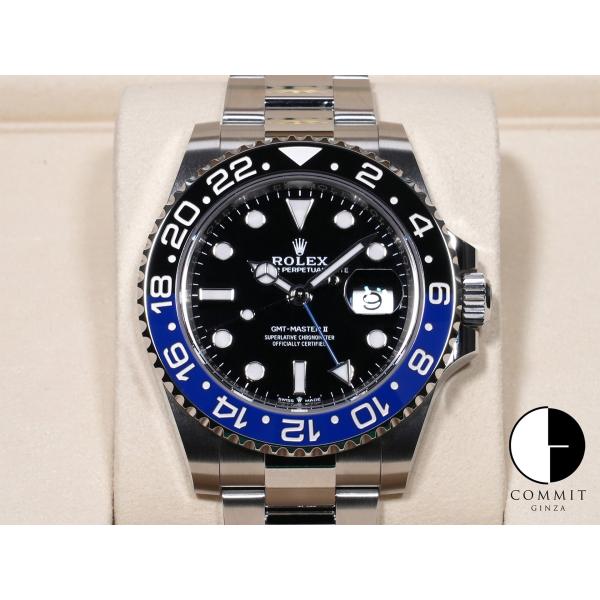 ロレックス GMTマスターII Ref.126710BLNR SS ブラック文字盤 オイスターブレス...