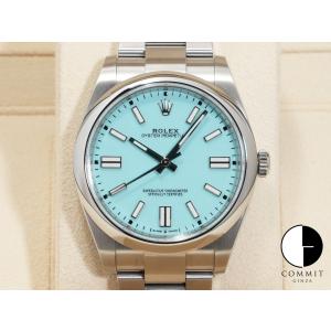 ロレックス オイスターパーペチュアル41 Ref.124300 SS ターコイズ文字盤｜commitginza