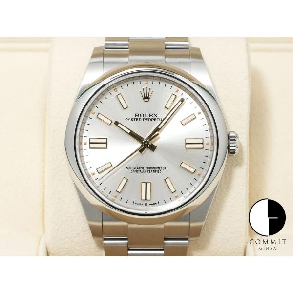 ロレックス オイスターパーペチュアル41 Ref.124300 ステンレススチール シルバー文字盤