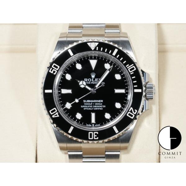 ロレックス サブマリーナー ノンデイト Ref.124060 ステンレススチール ブラック文字盤