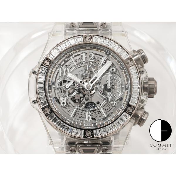 ウブロ ビッグバン ウニコ サファイアバゲット Ref.411.JX.4802.RT.1904 サフ...