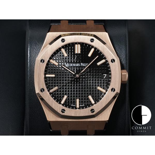 オーデマピゲ ロイヤルオーク Ref.15500OR.OO.D002CR.01 ピンクゴールド ブラ...