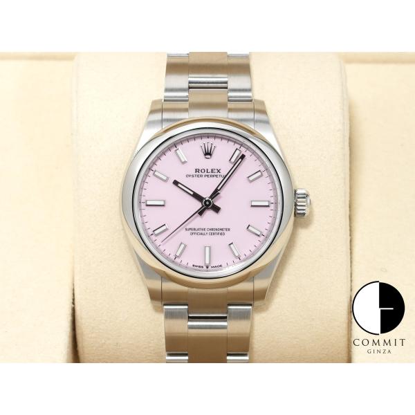 ロレックス オイスターパーペチュアル31 Ref.277200 ステンレススチール キャンディピンク...