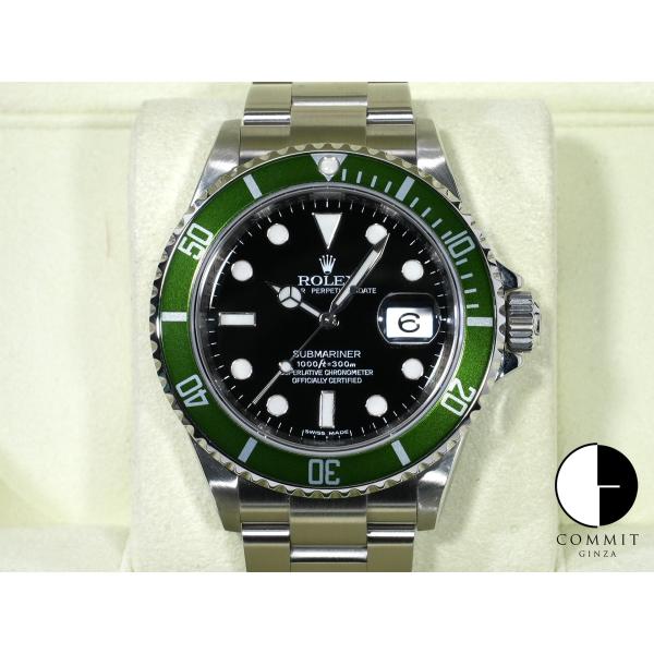 ロレックス サブマリーナー デイト Ref.16610LV ステンレススチール ブラック文字盤