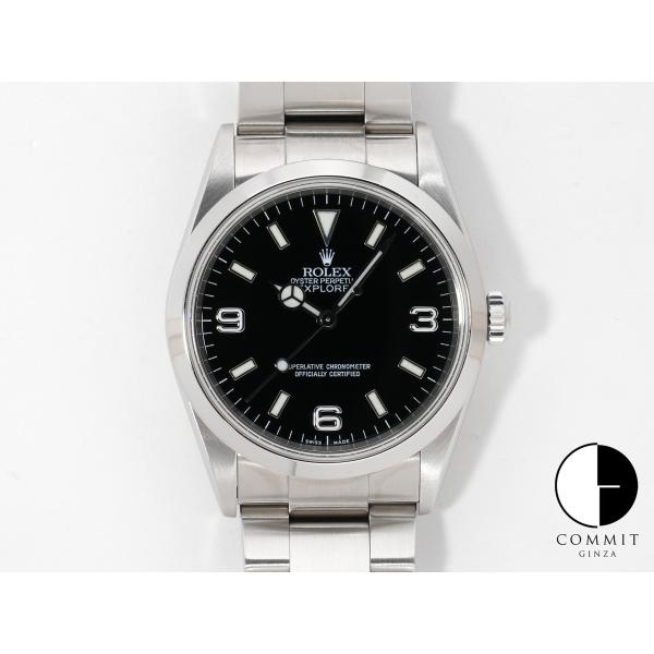 ロレックス エクスプローラーI Ref.114270 ステンレススチール ブラック文字盤 オイスター...