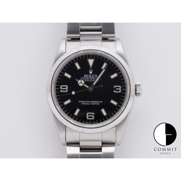 ロレックス エクスプローラーI Ref.14270 ステンレススチール ブラック文字盤 オイスターブ...