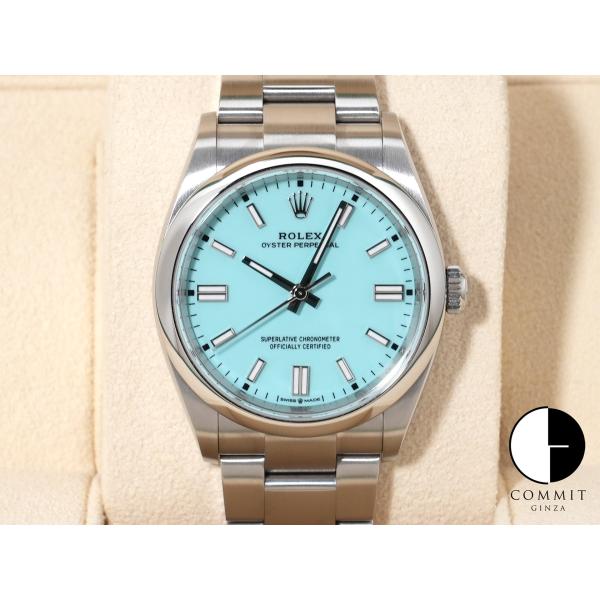 ロレックス オイスターパーペチュアル36 Ref.126000 SS ターコイズ文字盤