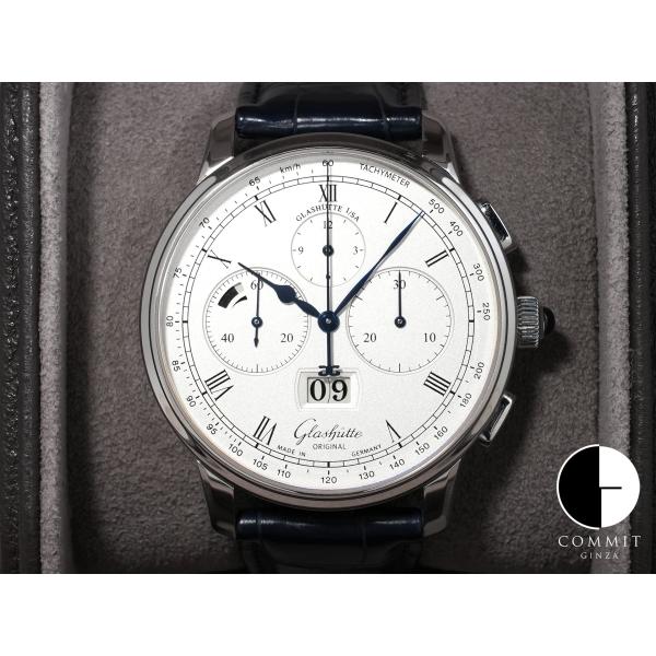 グラスヒュッテオリジナル セネタ クロノグラフ パノラマデイト Ref.1-37-01-02-03-...