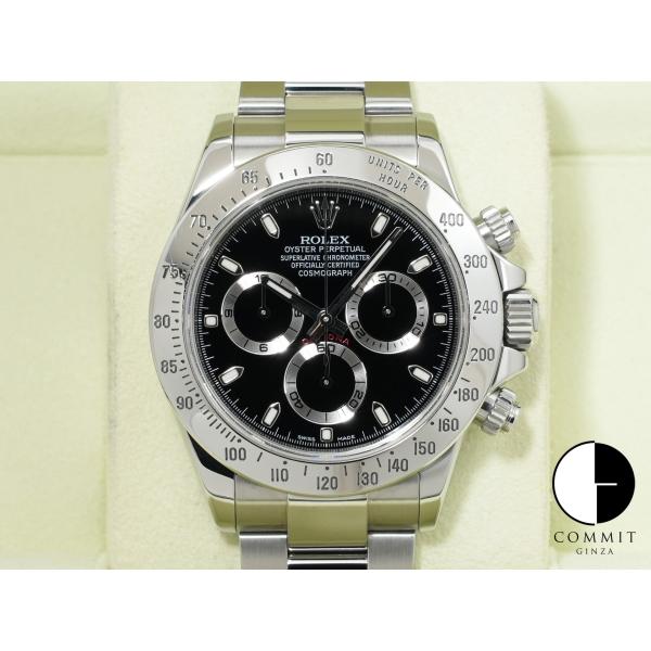 ロレックス デイトナ Ref.116520 ステンレススチール ブラック文字盤