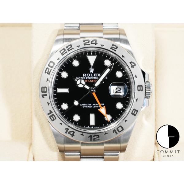 ロレックス エクスプローラーII Ref.226570 ステンレススチール ブラック文字盤 オイスタ...