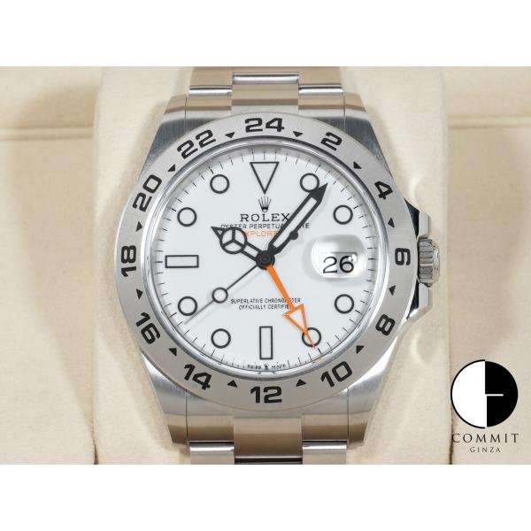 ロレックス エクスプローラーII Ref.226570 SS ホワイト文字盤