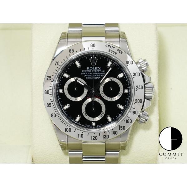 ロレックス デイトナ Ref.116520 ステンレススチール ブラック文字盤