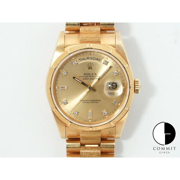 ロレックス デイデイト Ref.18248A イエローゴールド シャンパンゴールド文字盤