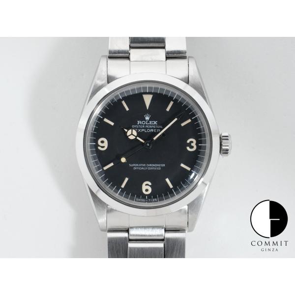 ロレックス エクスプローラーI Ref.1016 ステンレススチール ブラック文字盤
