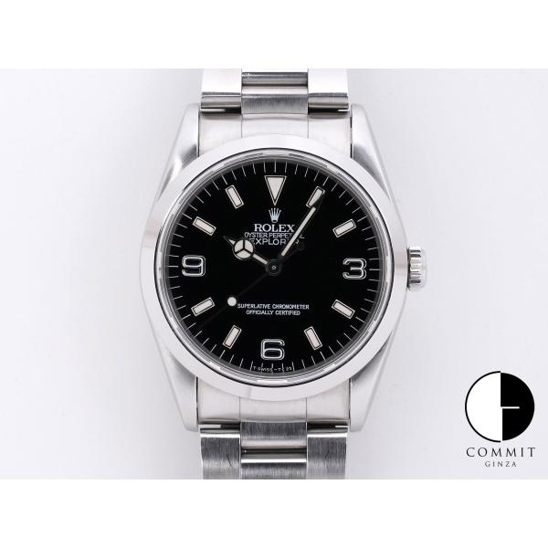 ロレックス エクスプローラーI Ref.14270 SS ブラック文字盤