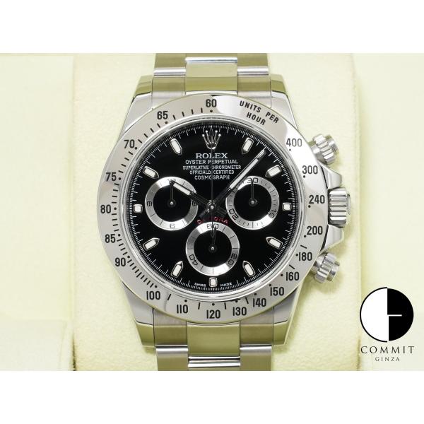 ロレックス デイトナ Ref.116520 ステンレススチール ブラック文字盤