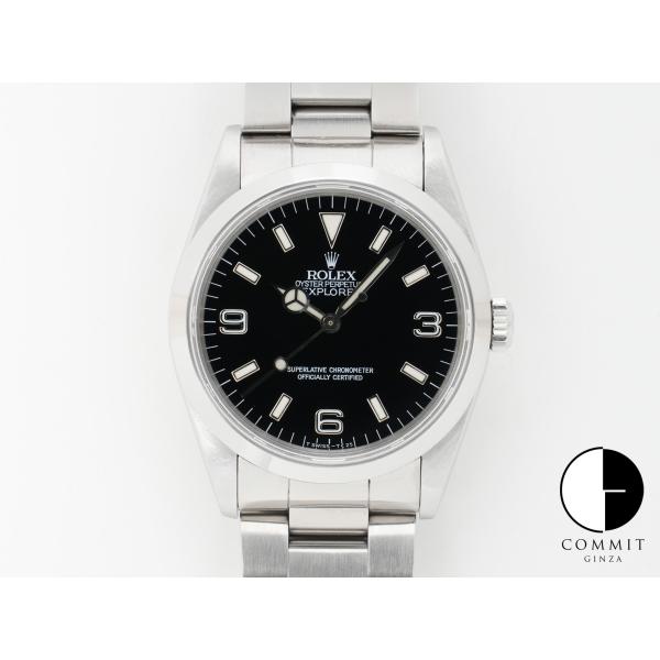 ロレックス エクスプローラーI Ref.14270 ステンレススチール ブラック文字盤 オイスターブ...