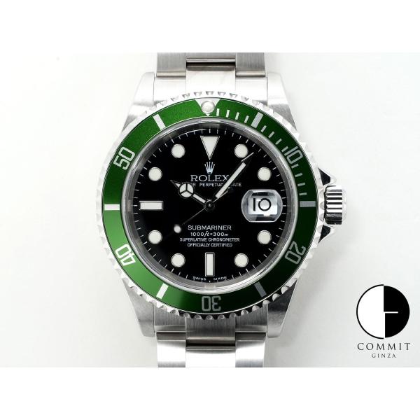 ロレックス サブマリーナー デイト Ref.16610LV ステンレススチール ブラック文字盤