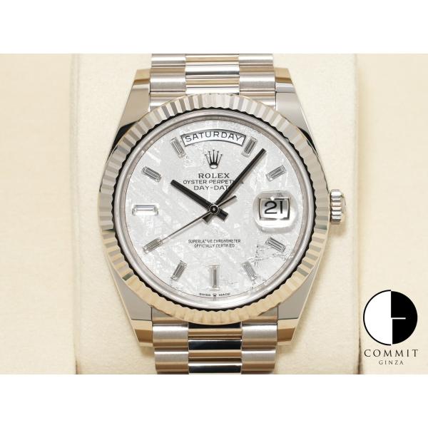 ロレックス デイデイト40 Ref.228239A ホワイトゴールド メテオライト文字盤