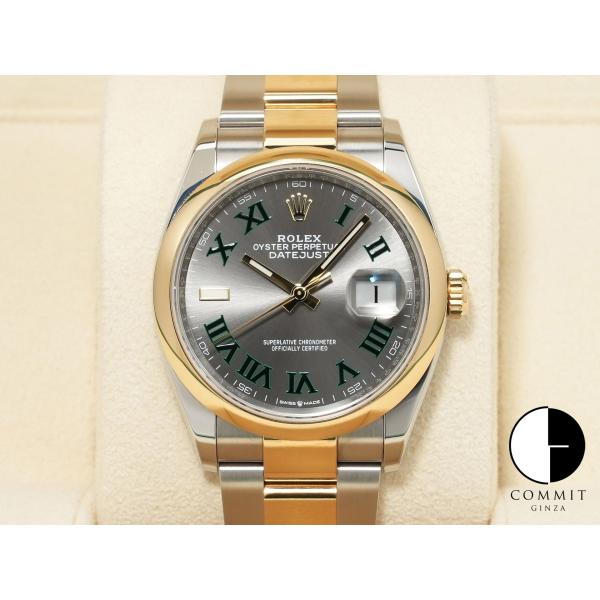 ロレックス デイトジャスト36 Ref.126203 スレートローマン文字盤