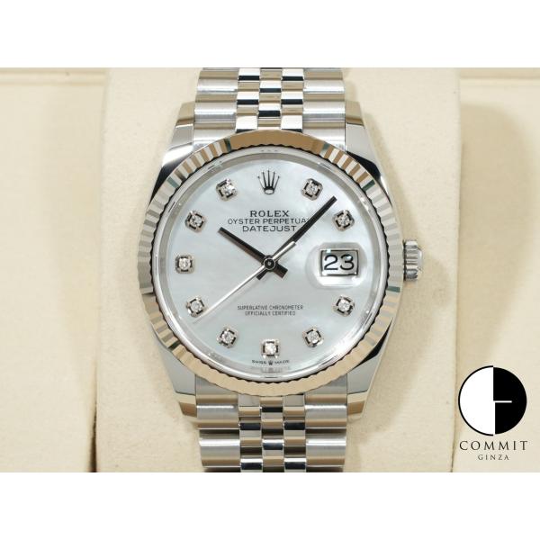 ロレックス デイトジャスト36 Ref.126234NG ステンレススチール/ホワイトゴールド ホワ...