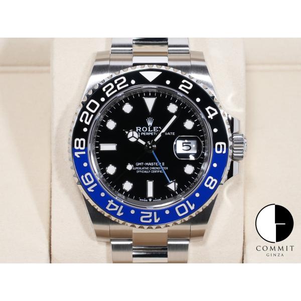 ロレックス GMTマスターII Ref.126710BLNR SS ブラック文字盤 オイスターブレス...