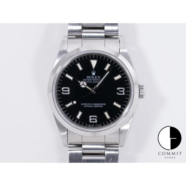 ロレックス エクスプローラーI Ref.14270 SS ブラック文字盤