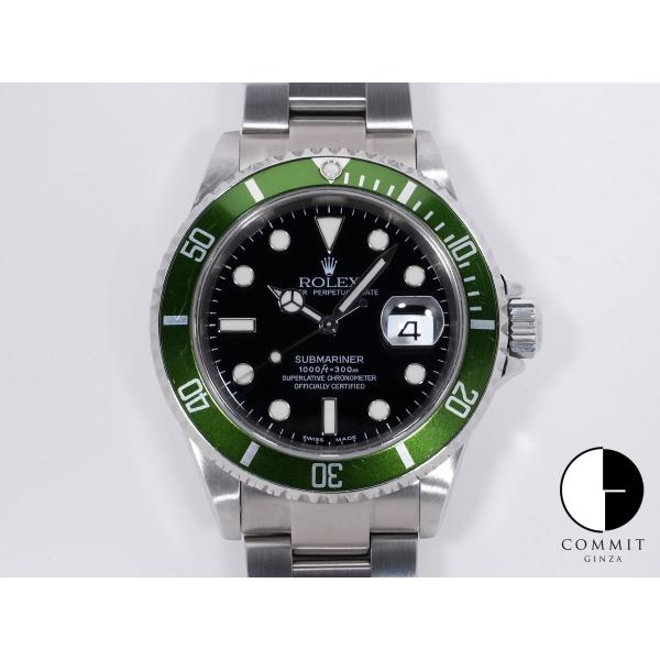 ロレックス サブマリーナー デイト Ref.16610LV SS ブラック文字盤