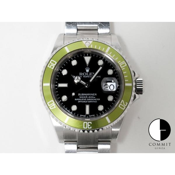 ロレックス サブマリーナー デイト Ref.16610LV SS ブラック文字盤