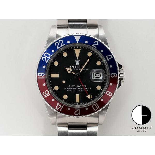 ロレックス GMTマスター Ref.16750 SS ブラック文字盤