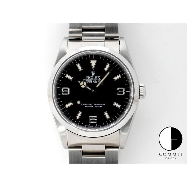 ロレックス エクスプローラーI Ref.14270 ステンレススチール ブラック文字盤 オイスターブ...