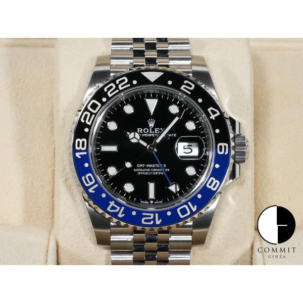 ロレックス GMTマスターII Ref.126710BLNR ステンレススチール ブラック文字盤