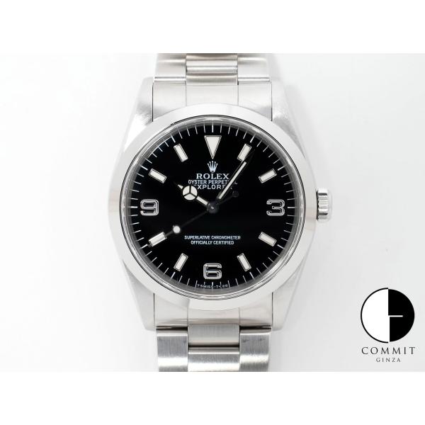 ロレックス エクスプローラーI Ref.14270 ステンレススチール ブラック文字盤 オイスターブ...