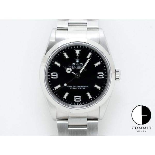 ロレックス エクスプローラーI Ref.14270 SS ブラック文字盤