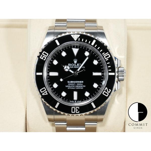 ロレックス サブマリーナー ノンデイト Ref.124060 ステンレススチール ブラック文字盤