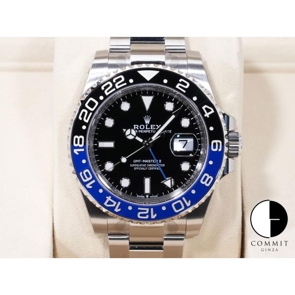 ロレックス GMTマスターII Ref.126710BLNR SS ブラック文字盤 オイスターブレス...