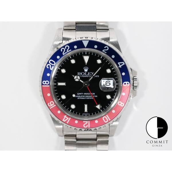 ロレックス GMTマスター Ref.16700 ステンレススチール ブラック文字盤 オイスターブレス...