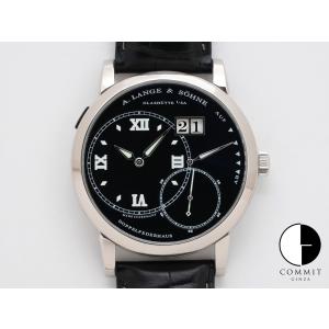 A.ランゲ＆ゾーネ グランドランゲ1 ルミナス Ref.115.028 18KWG ブラック文字盤｜commitginza